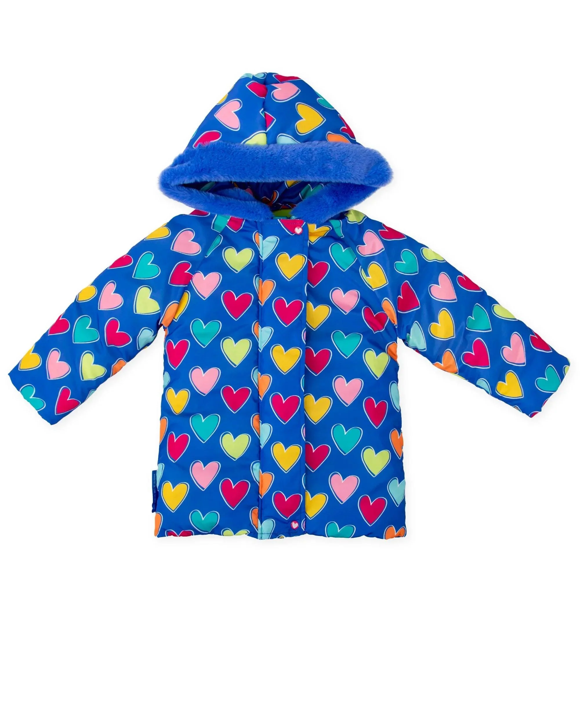 PARKA ABRIGO CAPUCHA CORAZONES MULTICOLOR - Image 2