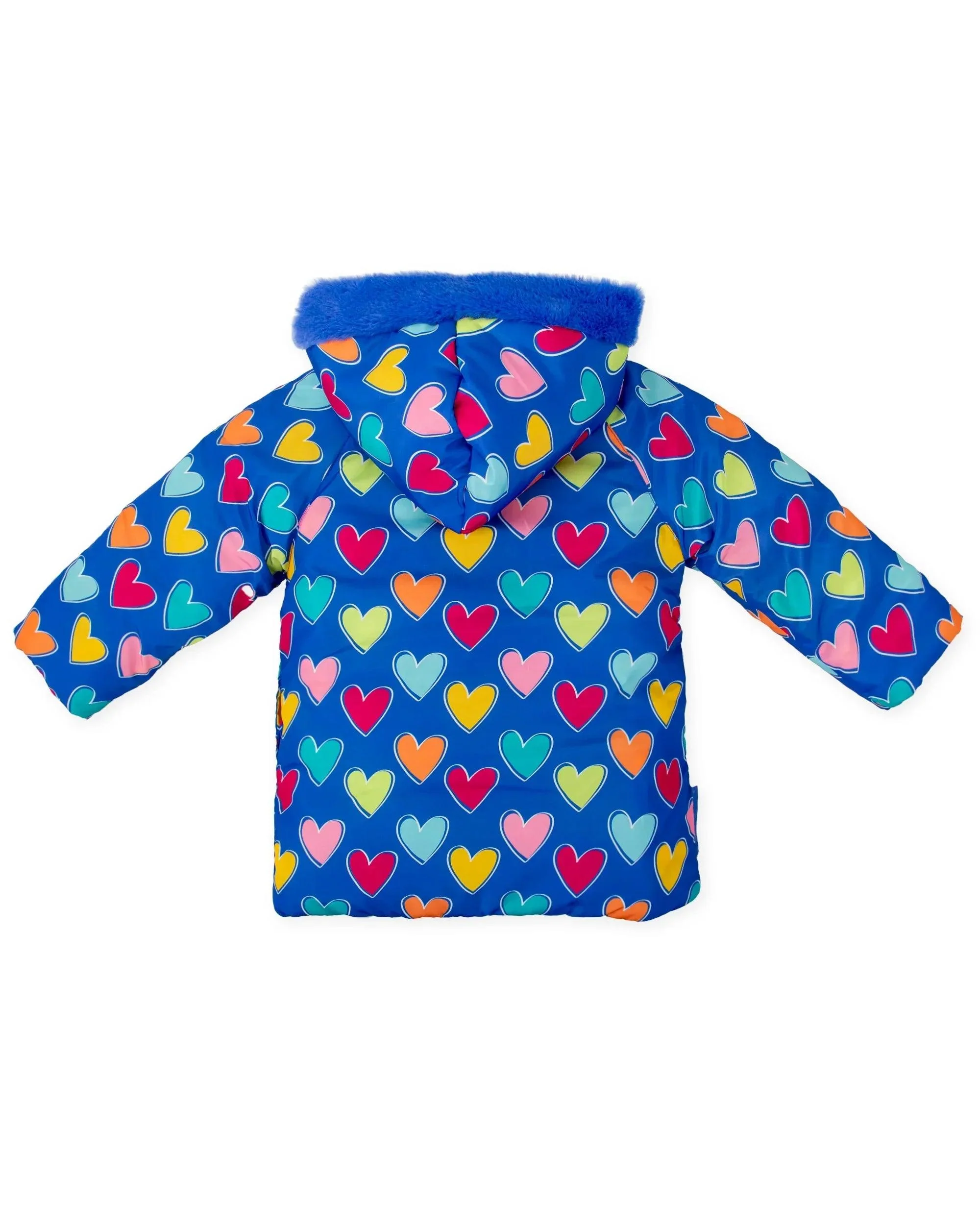 PARKA ABRIGO CAPUCHA CORAZONES MULTICOLOR - Image 4