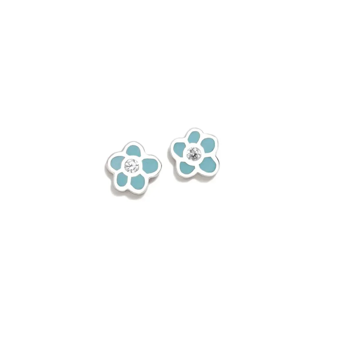 PEND FLOR AZUL PASTEL BEBÉ