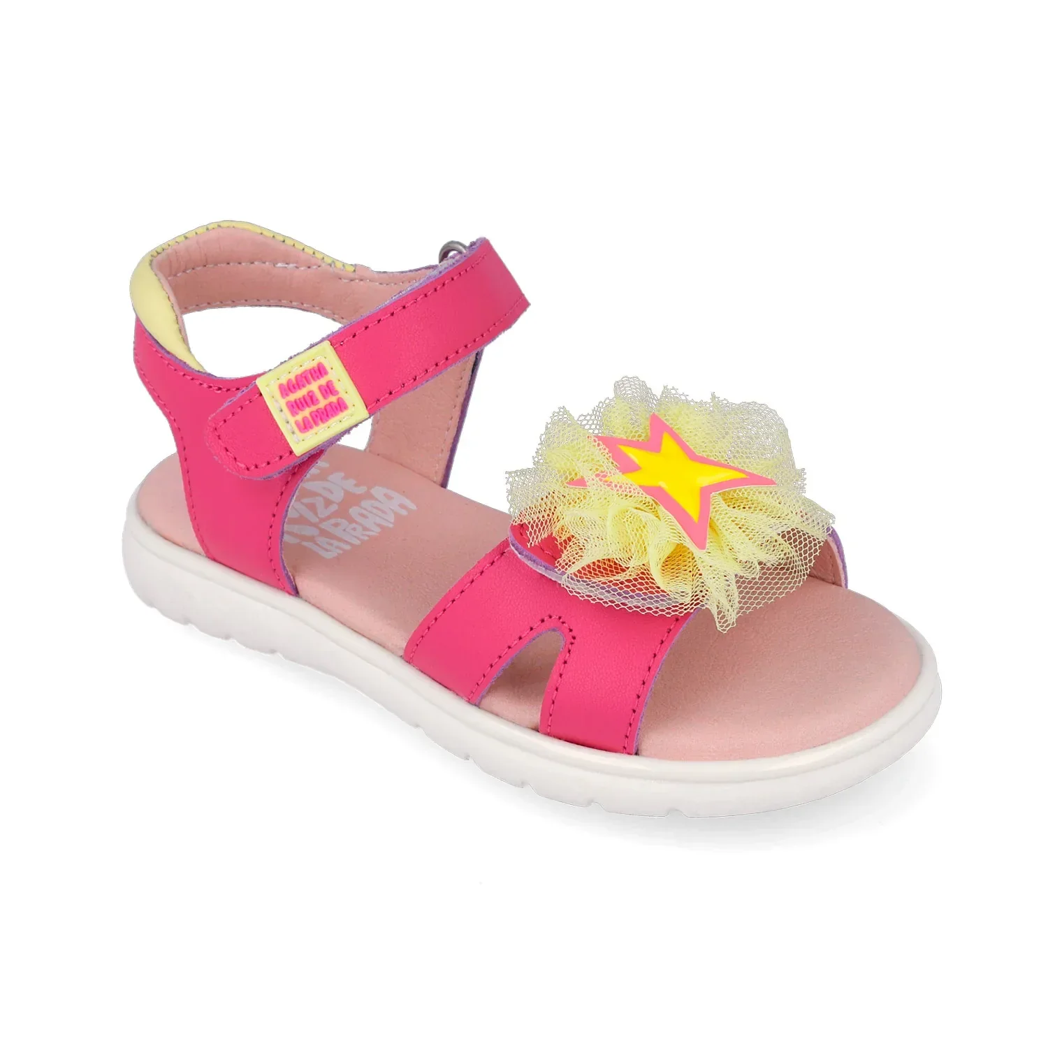 SANDALIA POMPOM FUCSIA - Image 3