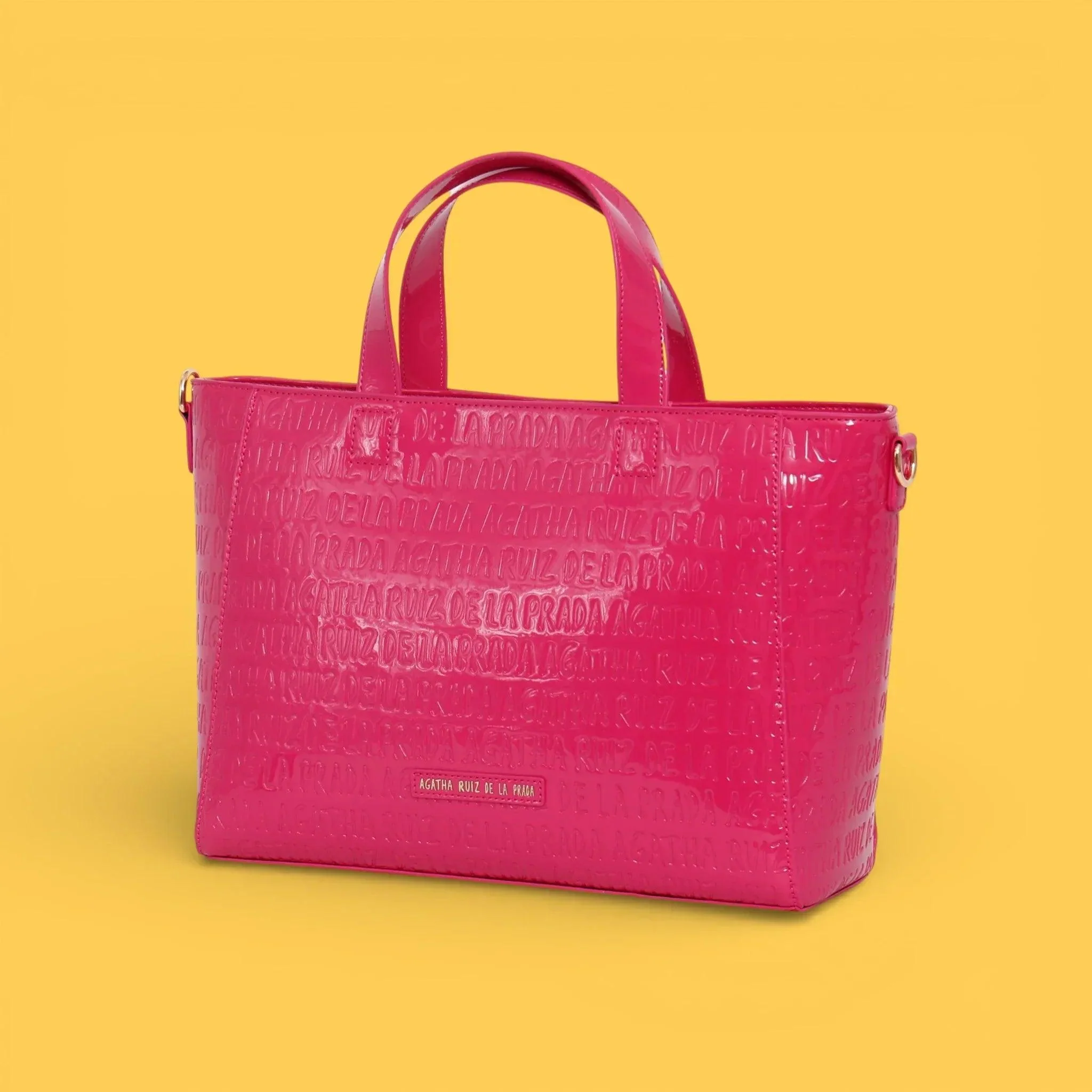 SHOPPER CHAROL LOGO FUCSIA - Image 2