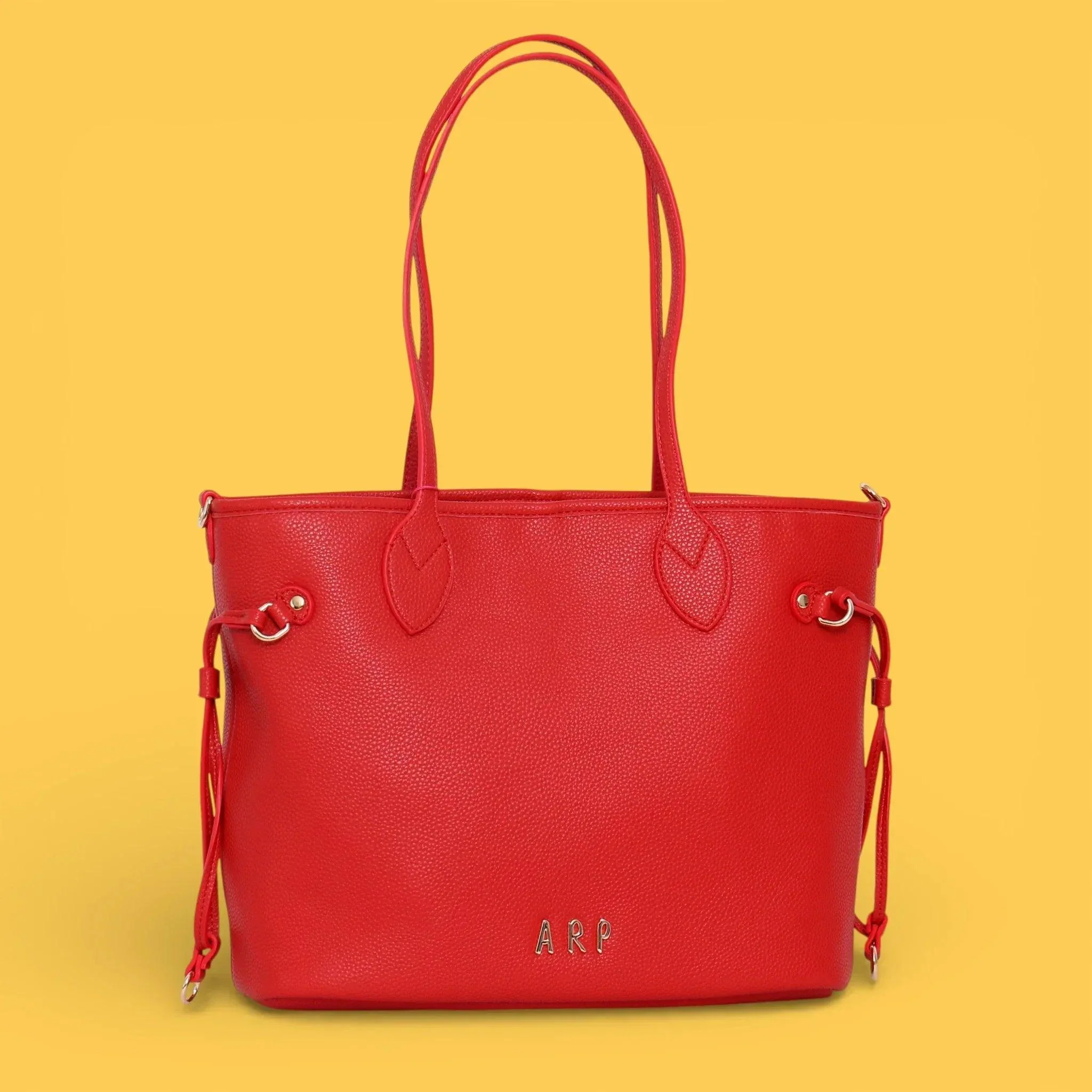 SHOPPER REVERSIBLE FLORES ROJO