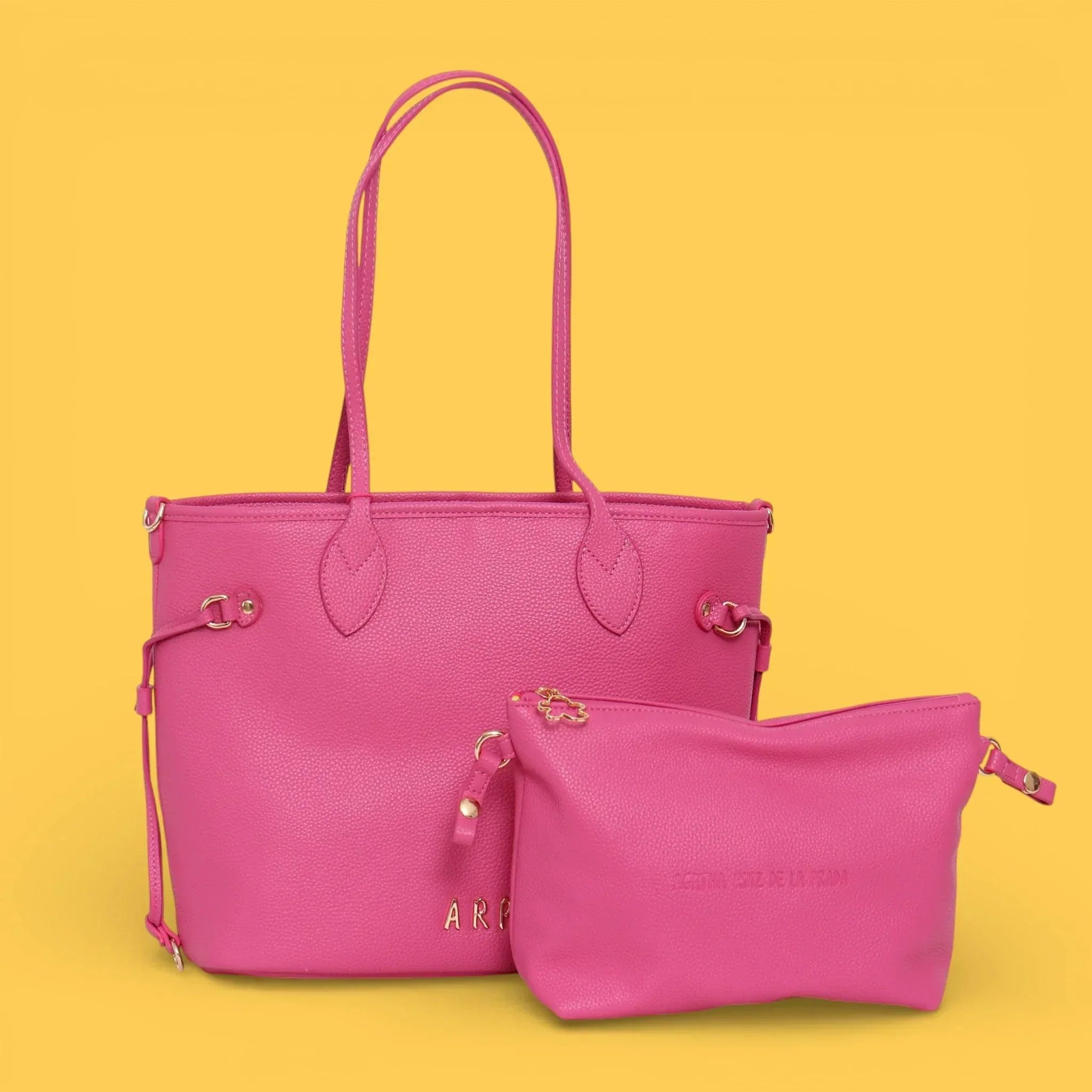 SHOPPER REVERSIBLE FLORES ROSA - Image 4