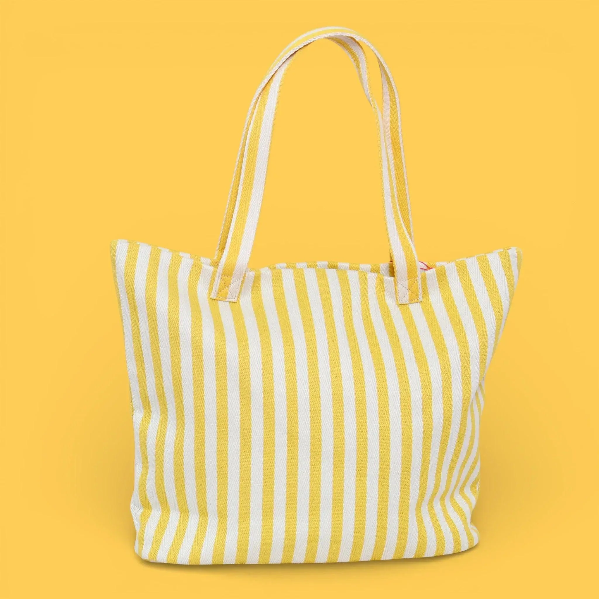 TOTE PLAYA RAYAS AMARILLO - Image 3