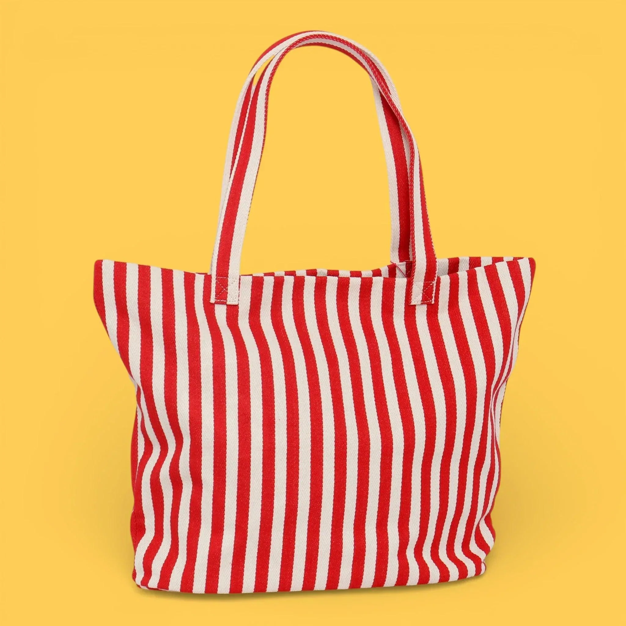 TOTE PLAYA RAYAS ROJO - Image 3