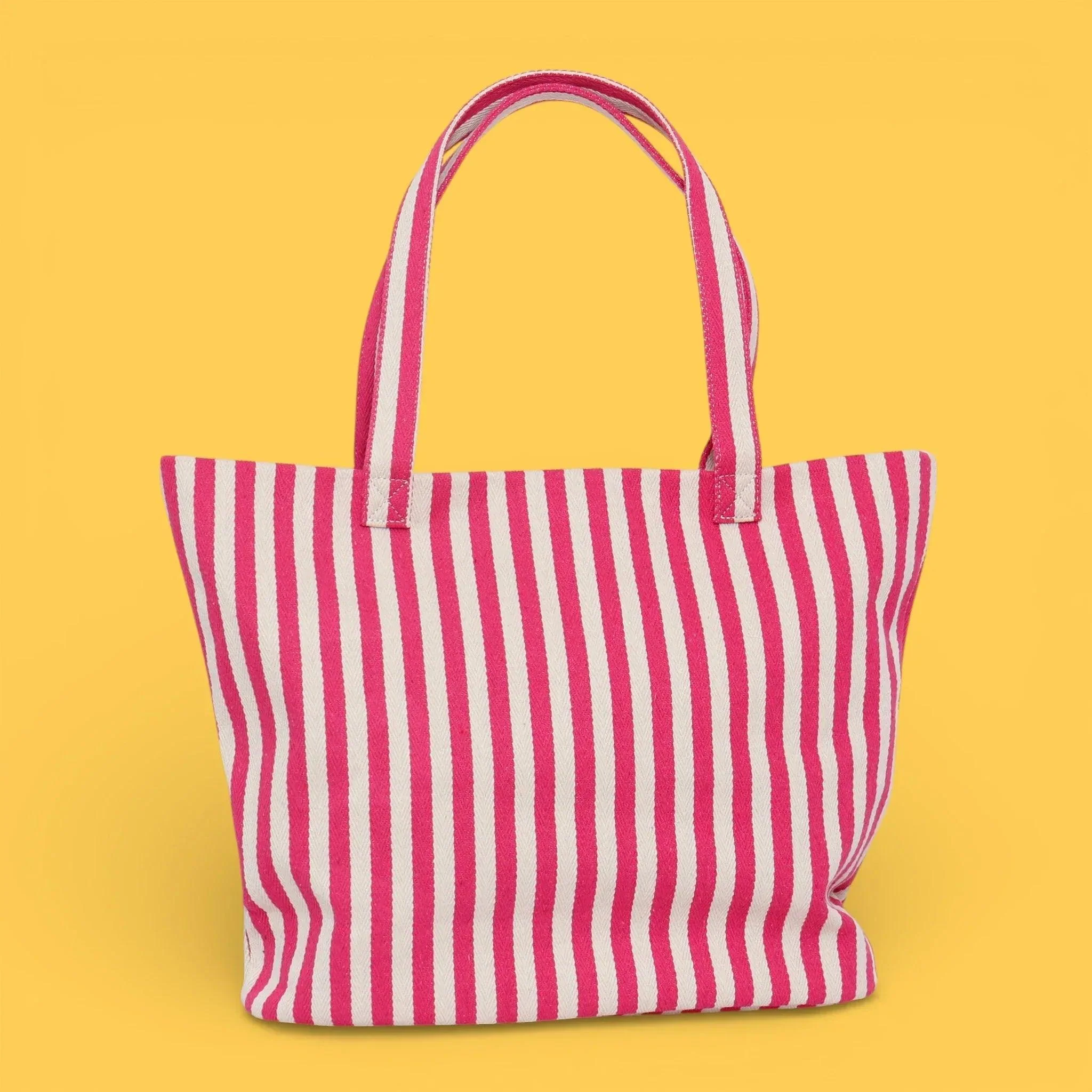 TOTE PLAYA RAYAS ROSA - Image 3