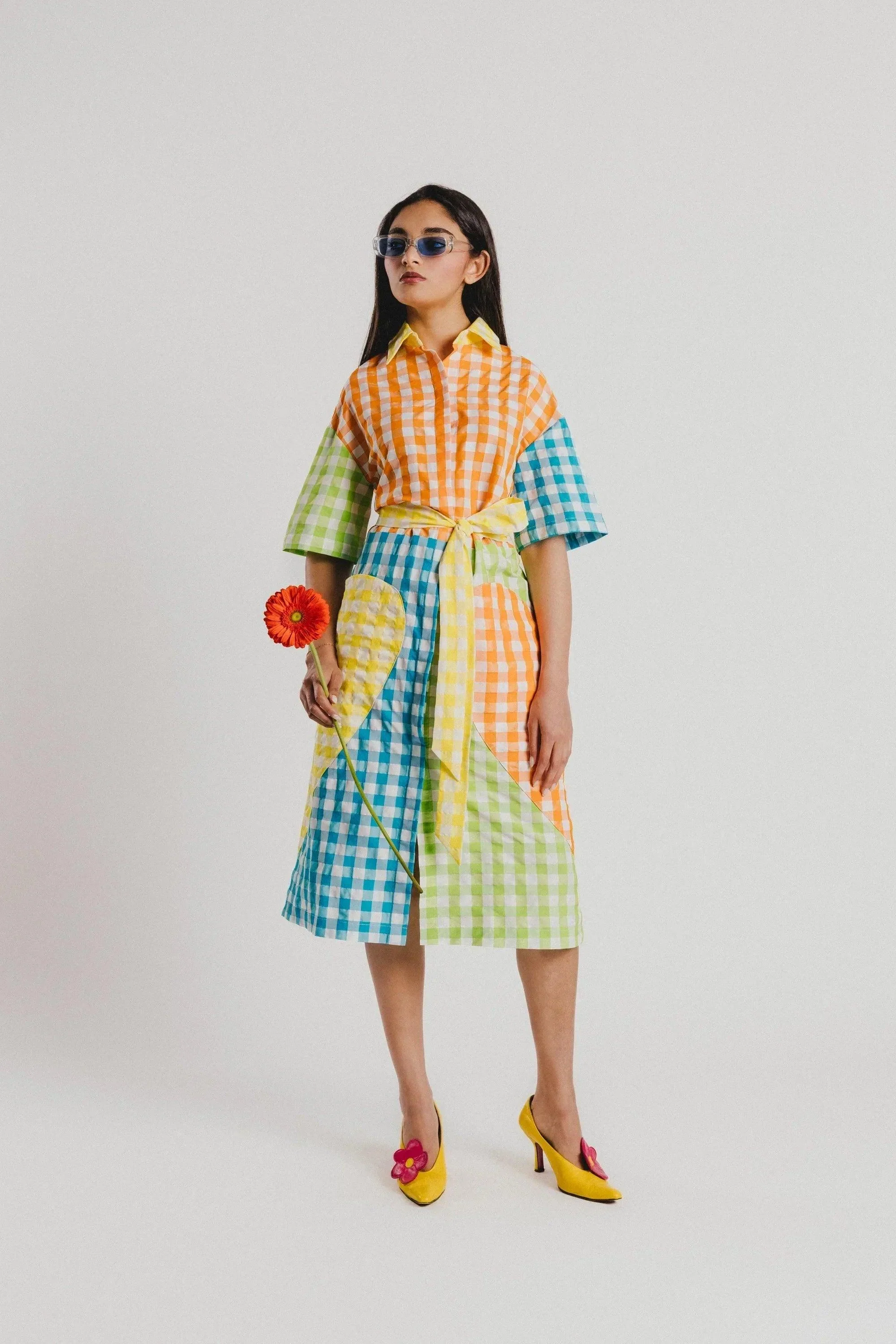 VESTIDO VICHY COLORES