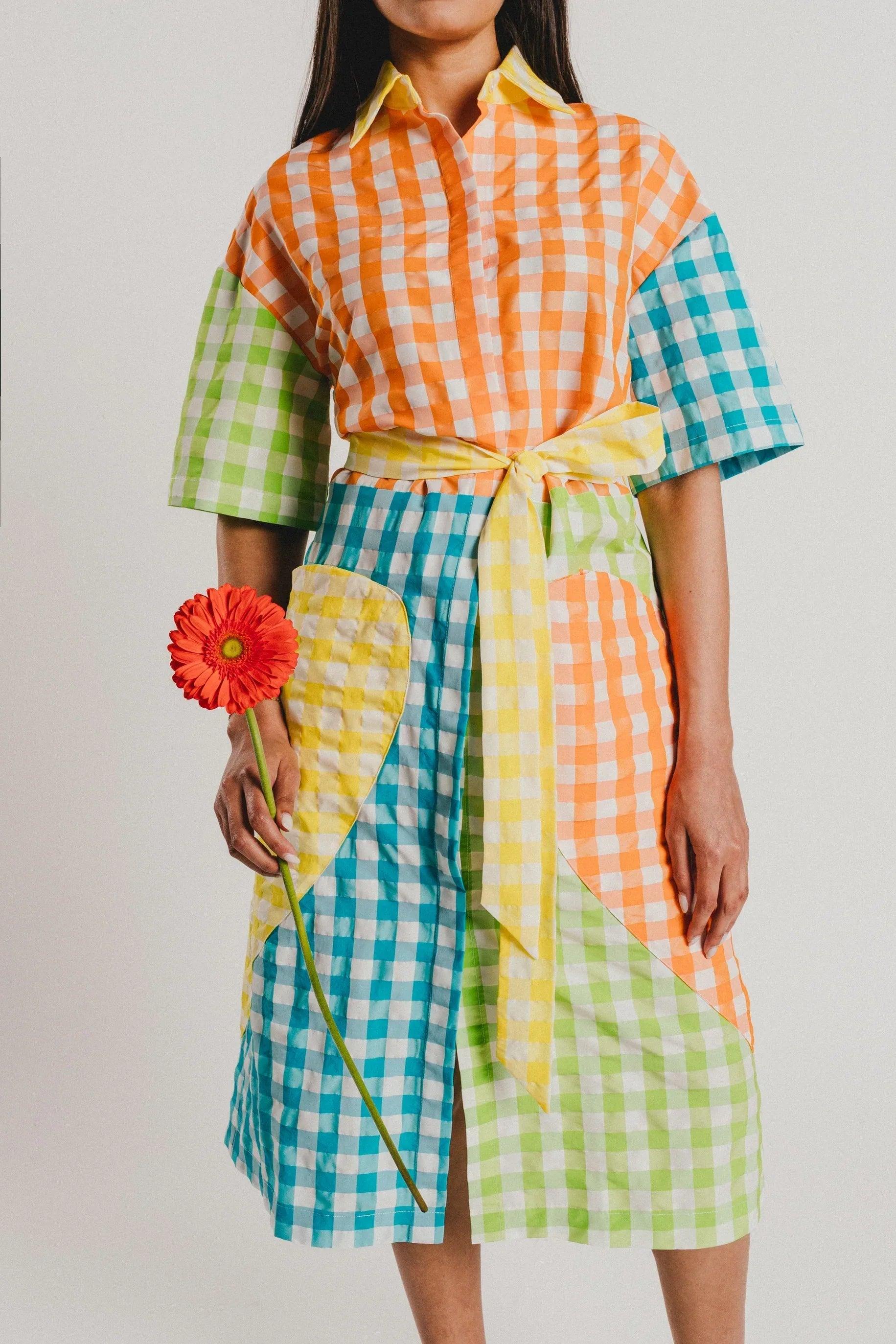 VESTIDO VICHY COLORES - Image 2