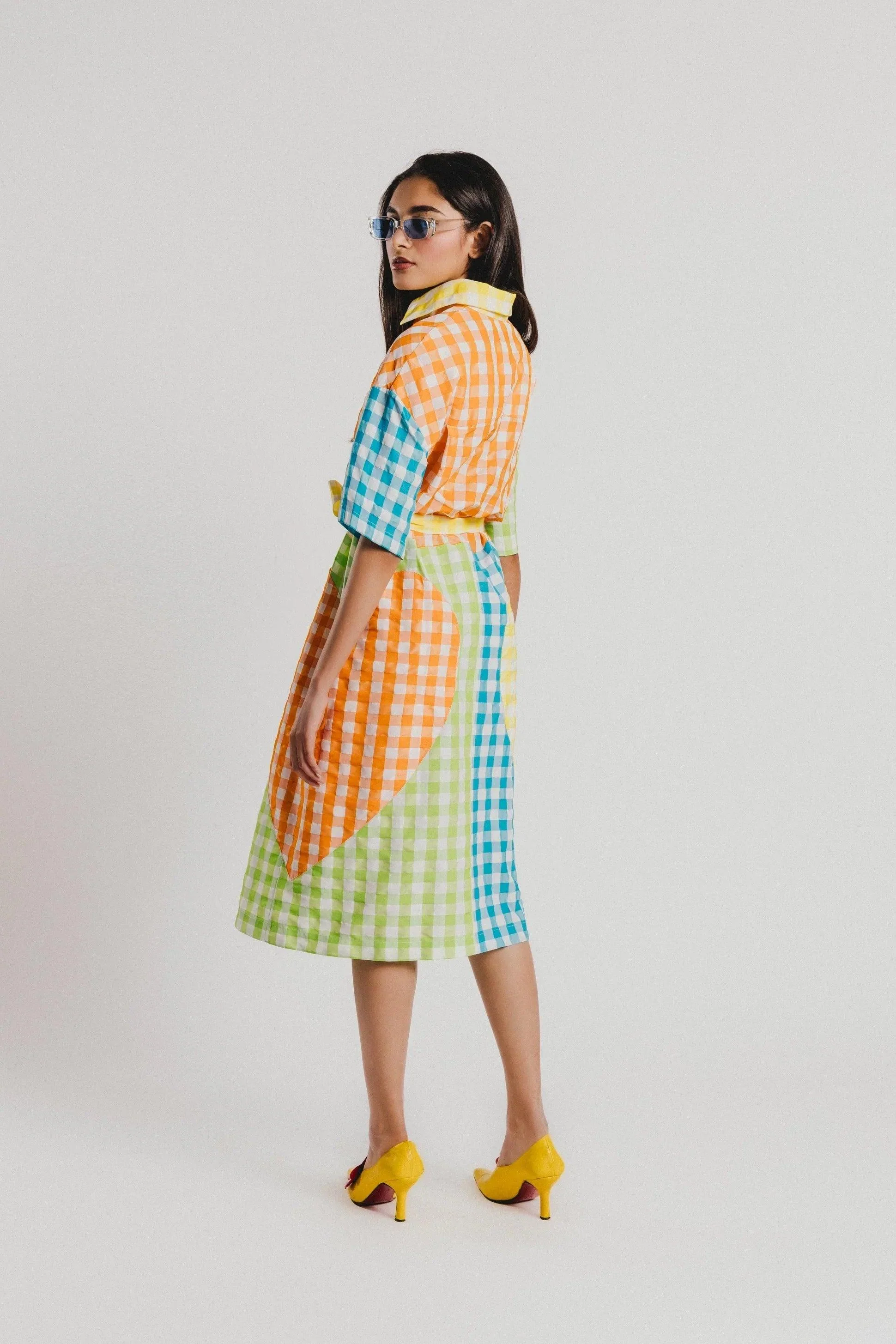 VESTIDO VICHY COLORES - Image 4