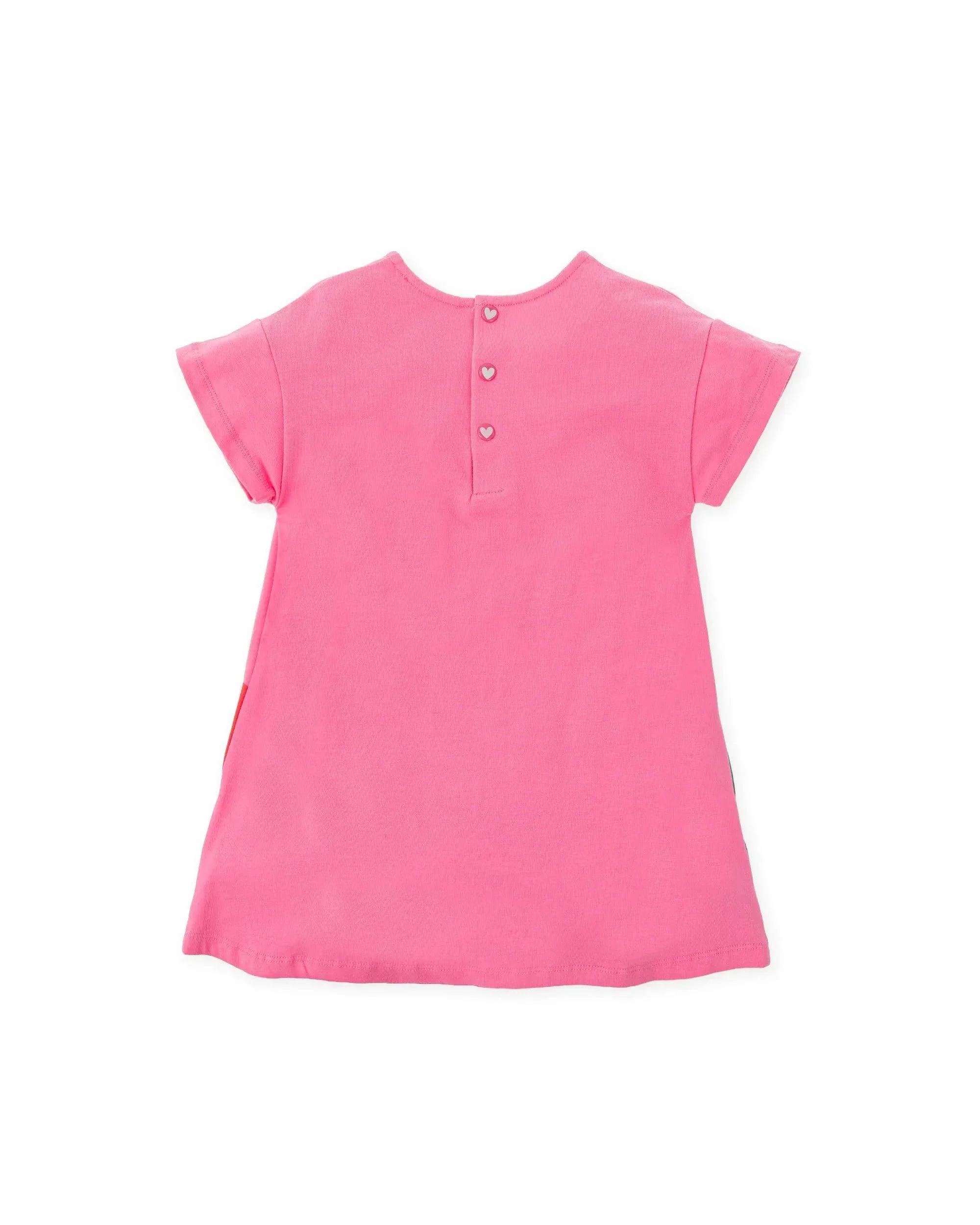 VESTIDO FUCSIA FLORES DE COLORES - Image 2