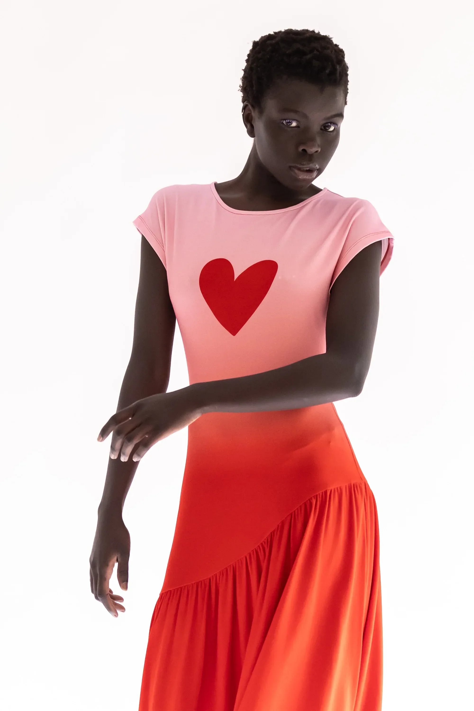 VESTIDO ROJO CORAZON - Image 2