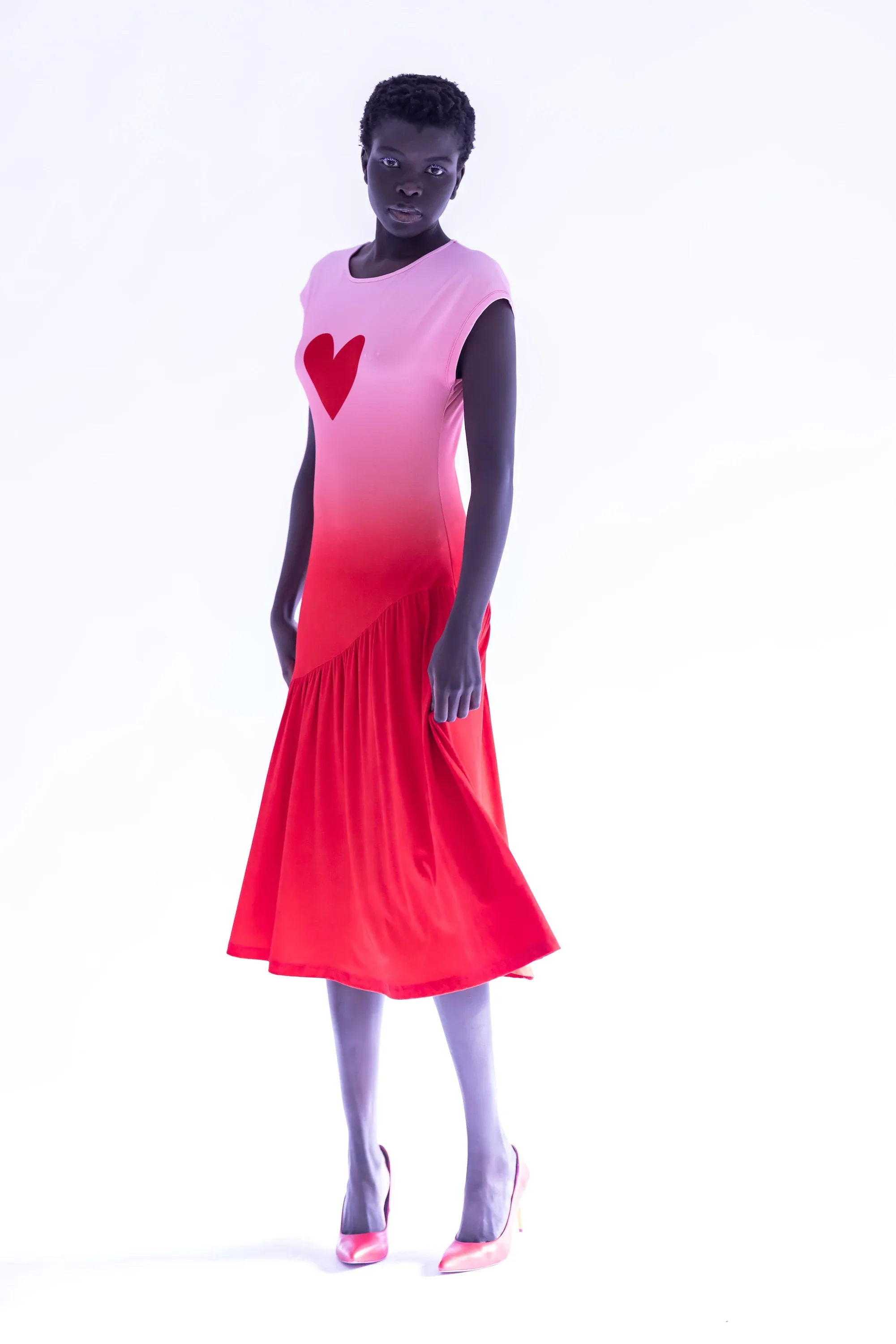 VESTIDO ROJO CORAZON - Image 3