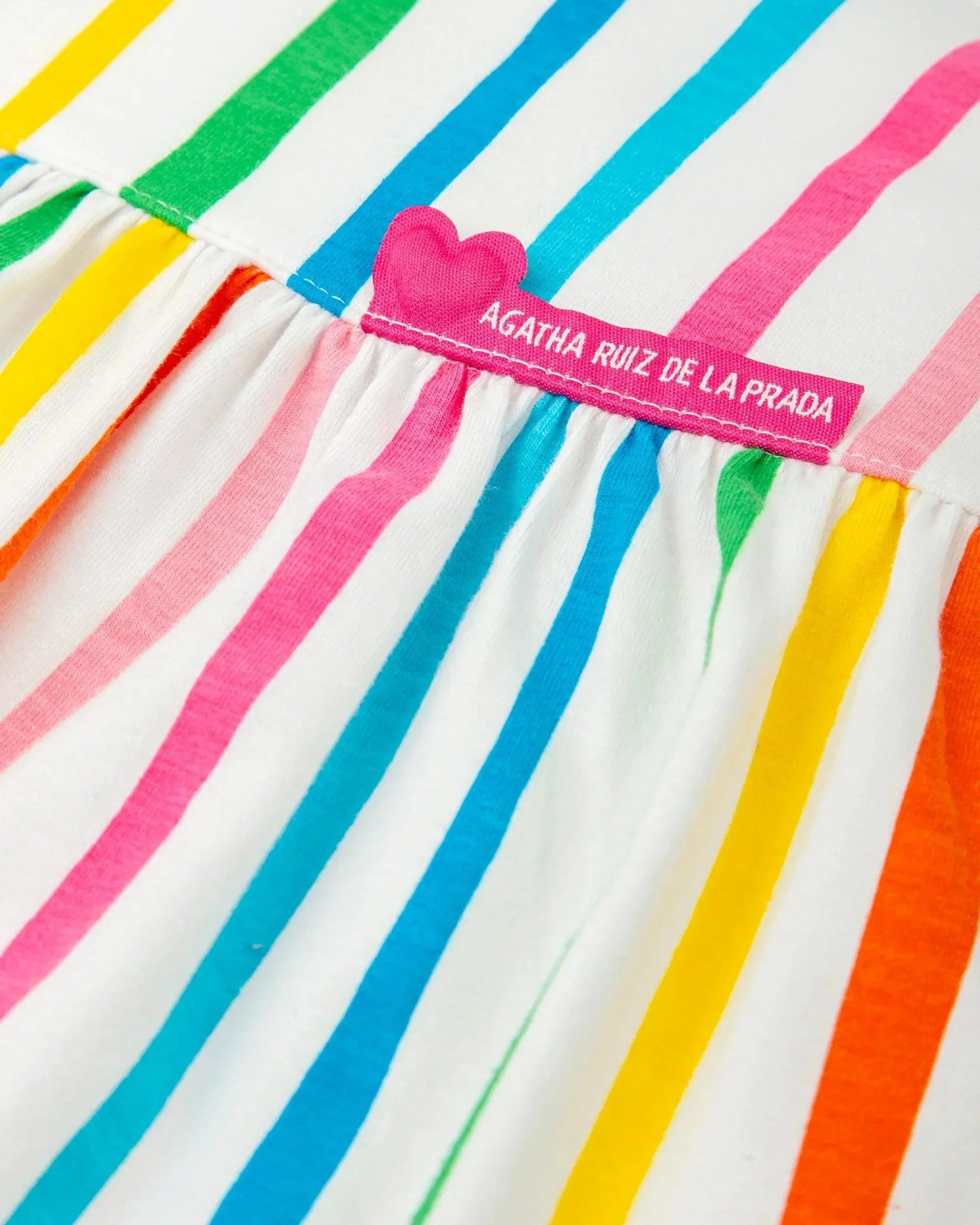 VESTIDO TIRANTES RAYAS VERTICALES DE COLORES - Image 3