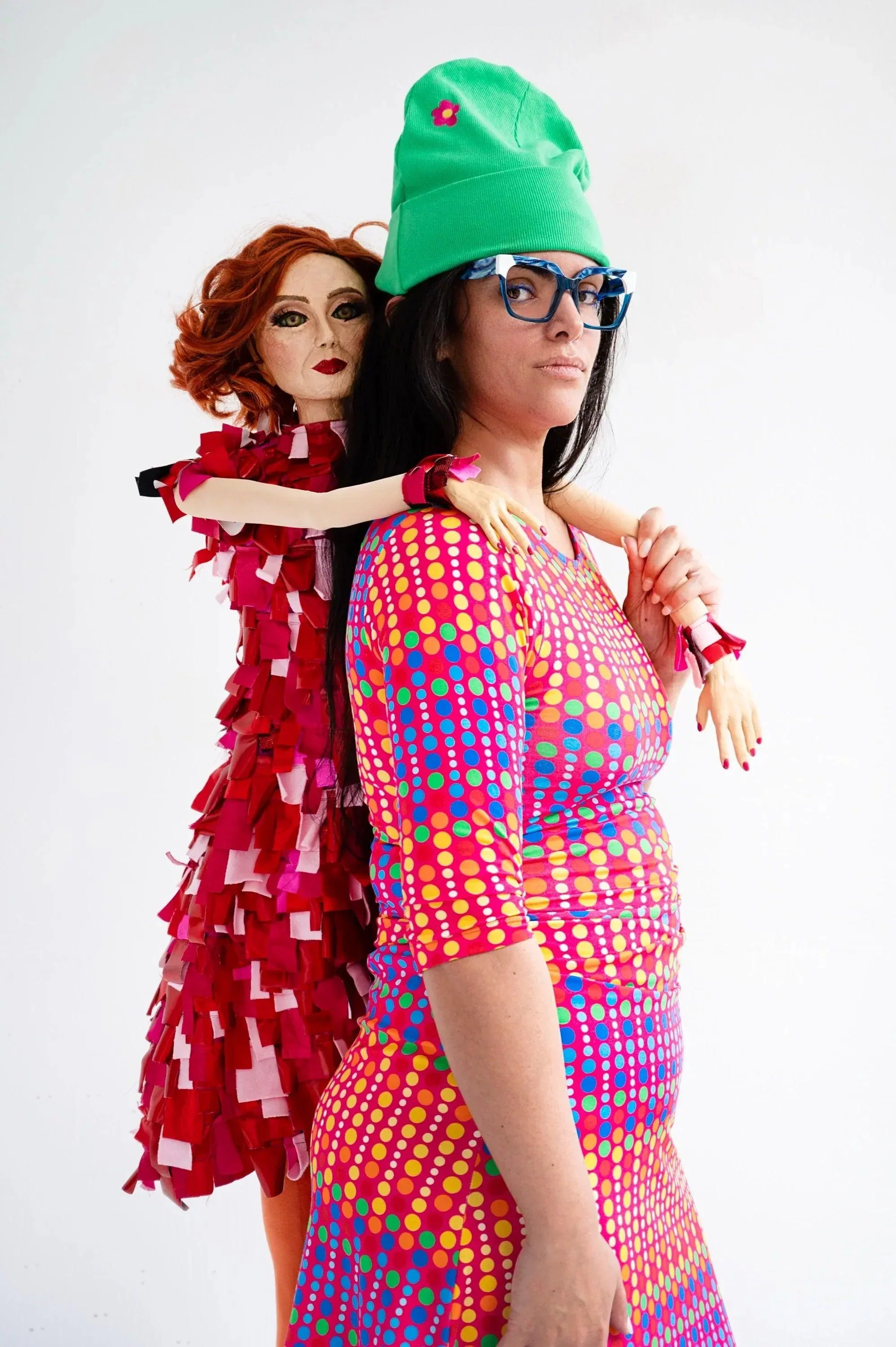 VESTIDO TOPOS MULTICOLOR - Image 5