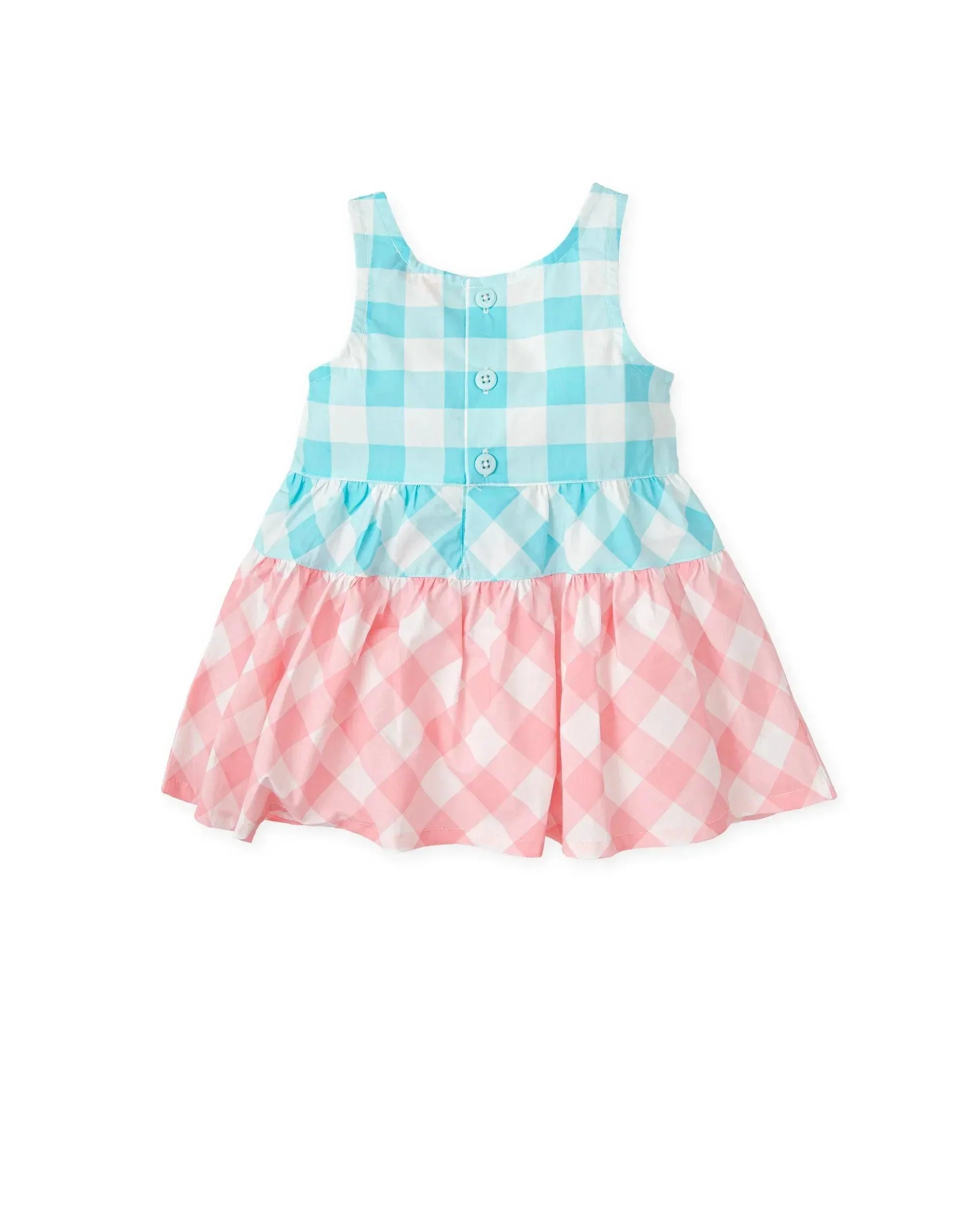 VESTIDO VICHY AZUL/ROSA - Image 3