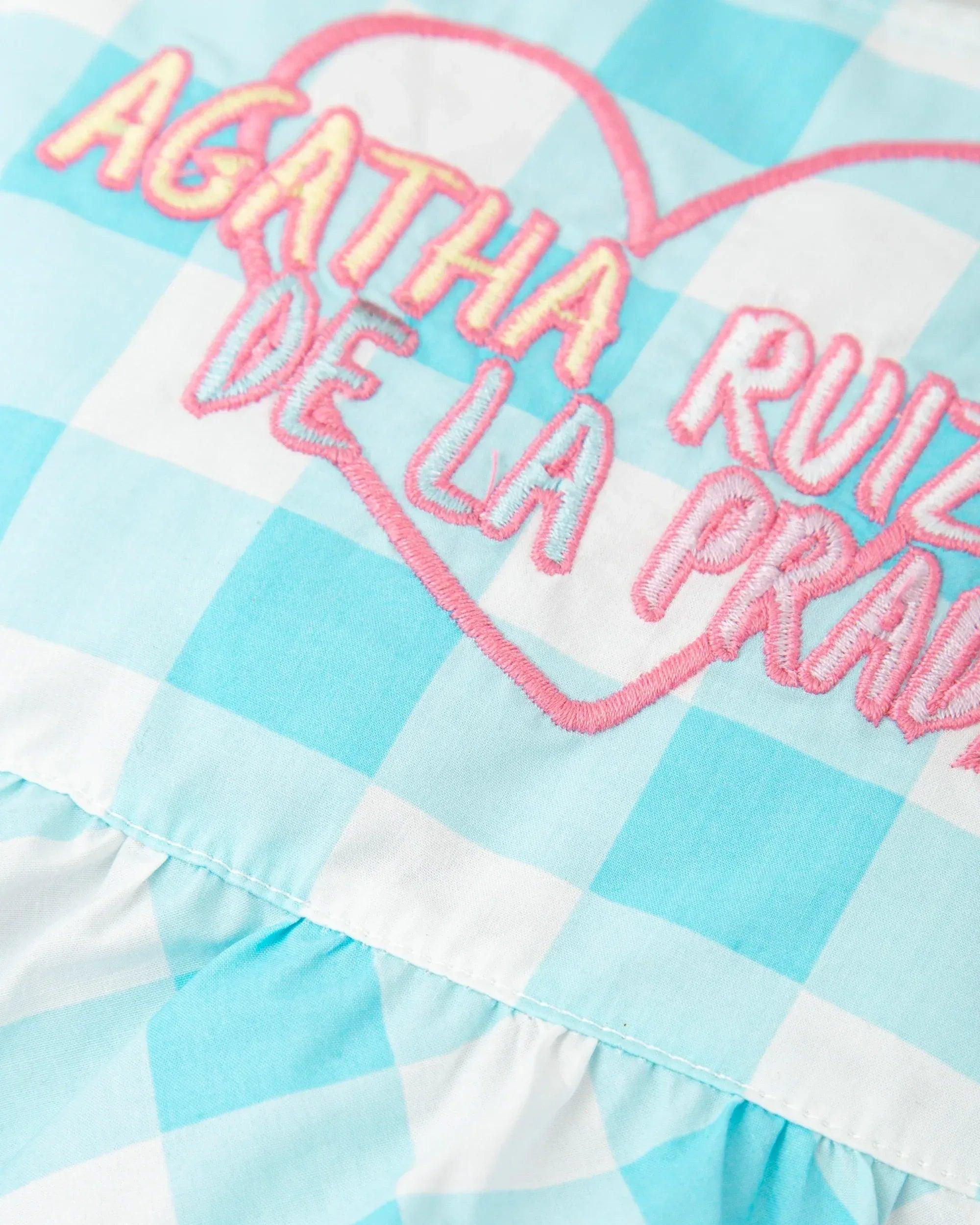 VESTIDO VICHY AZUL/ROSA - Image 4